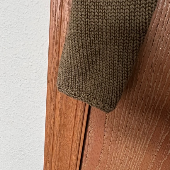 Michael Kors Olive Green 100% Cotton Sweater - Picture 4 of 6